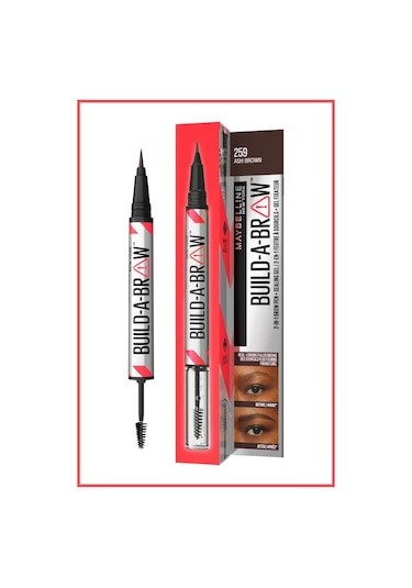 Maybelline New York Build A Brow 2in1 Kaş Kalemi ve Jeli Ash Brown