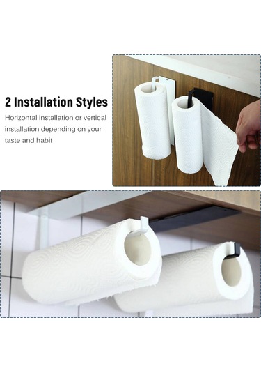 Duvara Montelenmiş Demir Kağıt Havlu Tutucu Yapışkan Rulo Organizatörü Duvar Metal Tuvalet Kağıdı Havlu Askısı Ev Banyo Mutfak İçin Siyah Duvara Montelenmiş Demir Kağıt Havlu Tutucu Yapışkan Rulo Organizatörü Duvar Metal Tuvalet Kağıdı Havlu Askısı Ev Banyo Mutfak İçin Siyah