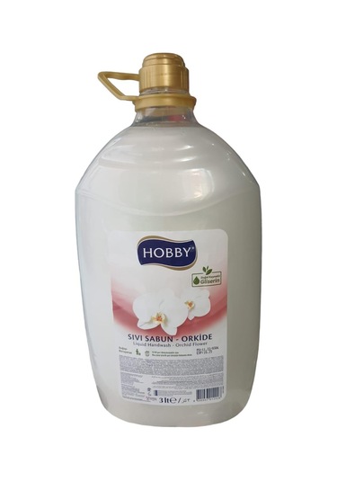 Hobby Orkide Çiçeği Gliserinli Sıvı Sabun 3 L
