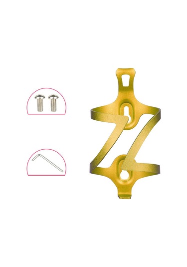 Altın 155 85 80mm Su Şişesi Kafesi Aksesuarları Bisiklet İçecek Bardak Tutucu Altın