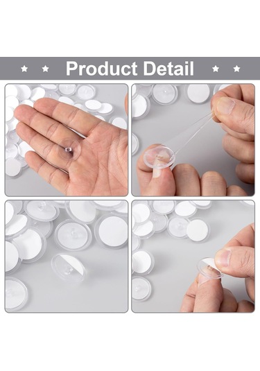 Moveevo 80 Adet Saydam, İz Kalmayacak, Özlüp Çıkarılabilir Tavan Ve Duvar İçi Otomatik Yapışkan Asma Kanca