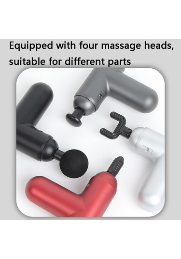 Sones J12a Mini Titreşimli Masaj Düğme Tipi Fasya Tabancası, Özellikler: Gri Çok Renkli