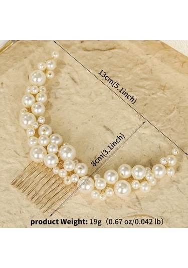 Willowhaven Avrupa Amerikan Gelin Aksesuarları Vintage Topuz Saç Tarağı Yüksek Kalite El Yapımı Altın Sarı