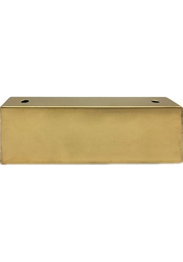 5.5cm Kanepe Ayakları Paslanmaz Çelik Yükseltilmiş Komidin Destek Ayakları, Stil: 1 Şekilli Bacak Fırçalanmış Altın Diğer