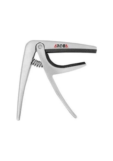 Aroma Ac01 Akustik Ve Elektro Gitar Kapo - Gümüş