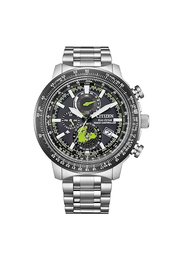 Cıtızen Eco-drive Radio Controlled By3006-53e Erkek Kol Saati Gri