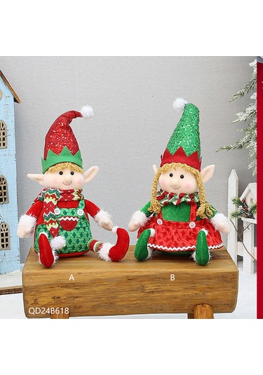 Suntek Yılbaşı Elf Bebek El Sanatları Dekorasyonu Stil-b