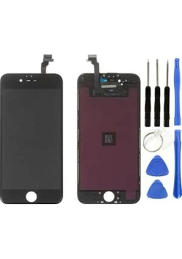 Apple Uyumlu iPhone 6 Lcd Ekran Dokunmatik Siyah Renk Lw