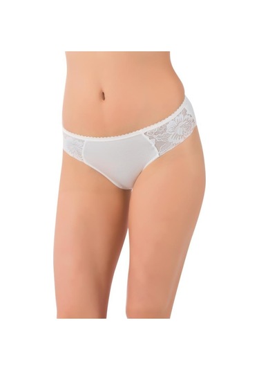 5 Adet Lüx Drm Bayan Bambu Dantelli Bikini Külot Slip 3120