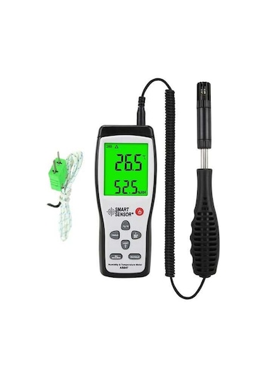 Smart Sensor As 847 Problu Sıcaklık Ve Nem Ölçer