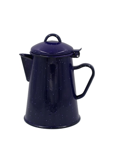 Retro Emaye Demlik Çok Renkli