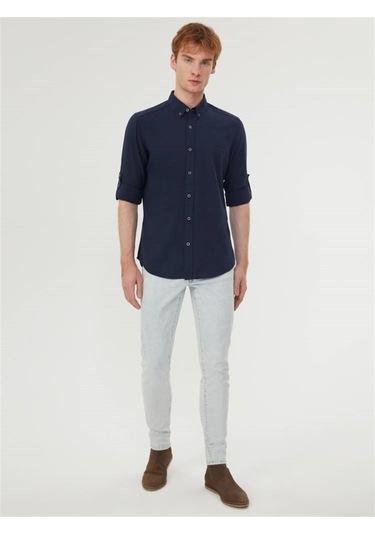 Loft Erkek Gömlek Lf2027896-navy Lacivert