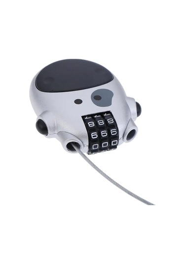 Ayt Sunup 3 Haneli Şifreli Güvenlik Kilidi Kopmaz Çelik Halatlı Bisiklet Scooter Kilit