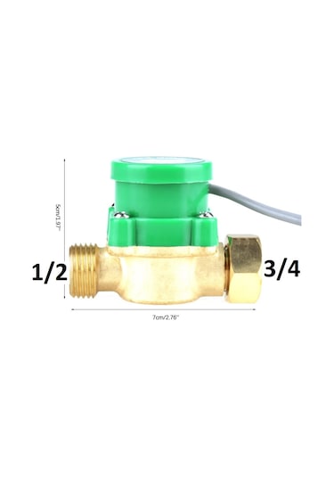 26mm 3/4 "pt 20mm 1/2" Su Akış Sensörü Anahtarı