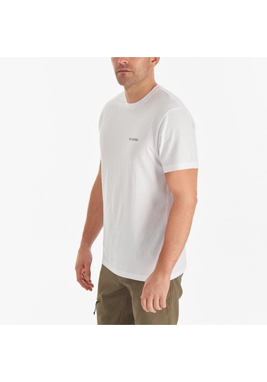 Columbia Cs0282 Csc M Basic Sm Logo Brushed Ss Tee Erkek T Shirt 26722 Beyaz