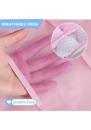 Cc Globall 2 Adet Çift Taraflı Askılı Kıyafet Çantası Pembe