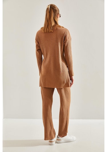 Shade Kadın Fitilli Kaşkorse Alt Üst Takım 60201024 - Camel