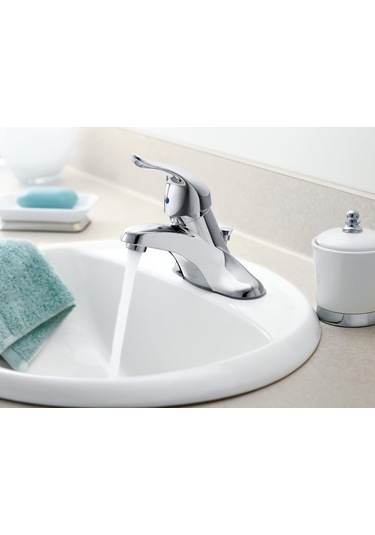 Moen L4625 Chateau Tek Kolu Düşük Ark Banyo Bataryası, Krom, 0.37 Diğer