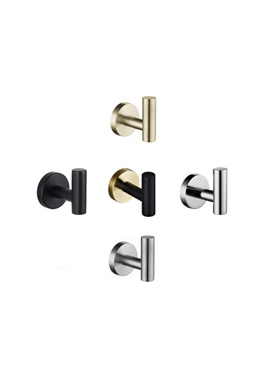 Moveevo Banyo Ve Mutfak İçin 304 Paslanmaz Çelik Siyah Mat Giysi Kanca - Dayanıklı, Çok Amaçlı Ve Kolay Kurulumlu Duvar Takımı Diğer