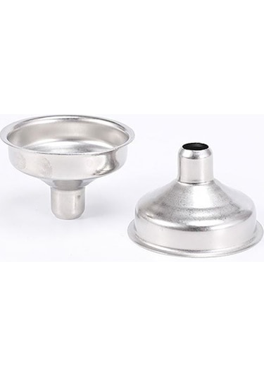 Paslanmaz Çelik Mini Huni İçki Matarası Kolonya Likör Doldurma Ap