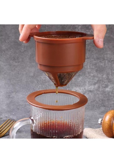 Suntek Kapalı Ofis Için Kahve Filtresi Paslanmaz Çelik Damla