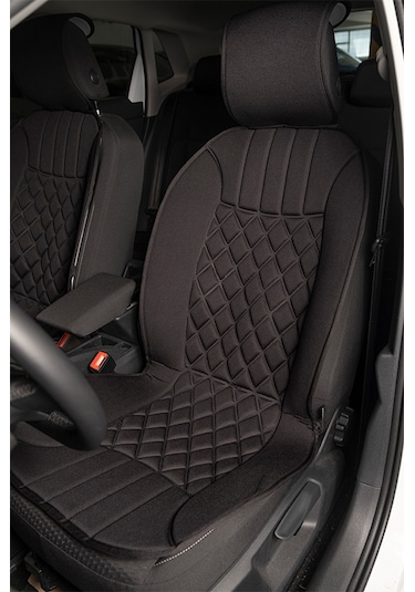 Seat Leon Lüx Oto Koltuk Minderi Ön 2'li Set Elegance Serisi Siyah