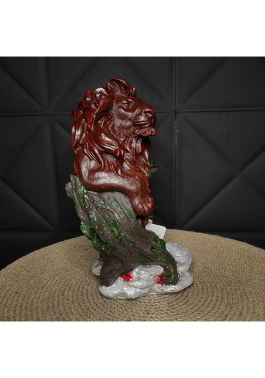 Aslan Kral Heykel Dekoratif Obje Ve Biblo, Masa Dekorasyon