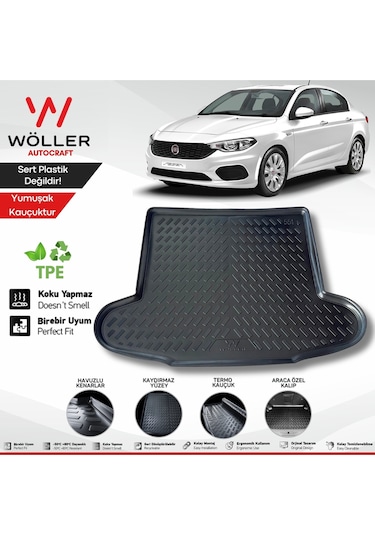 Fiat Egea Bagaj Havuzu Sedan 2015 2024 Arası 3d Ultraflex Esnek