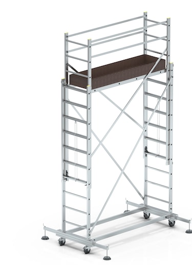 Narvon 2x3 6 Mt Tekerlekli Alüminyum Iskele