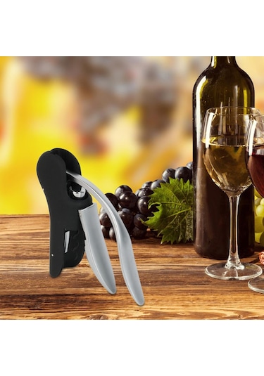 Homyl Şarap Açacağı Seyahat Tirbuşon Mutfak Aletleri Siyah