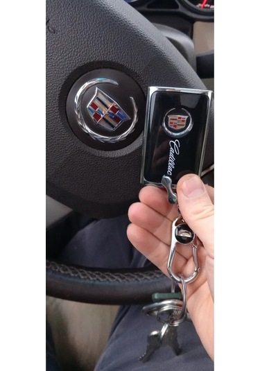 T-carbon Cadillac Anahtar Kılıfı Anahtarlık İçinde / Cadillac Anahtar Kılıfı 222642656