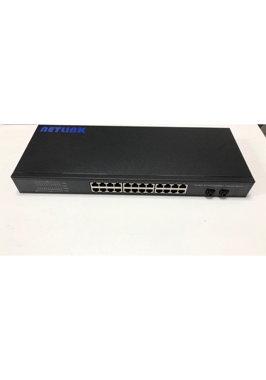 Netlink Ntl24Gsfpsw 24Port Gigabit 2Sfp Port Metal Kasa Switch