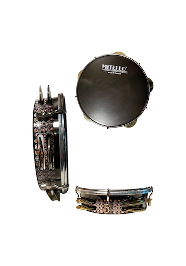 Ptaspz - Profesyonel Ayarlı Sedef Kaplama Prinç Zilli Tef