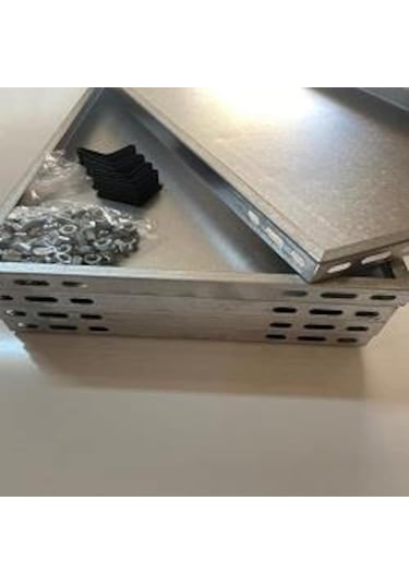 Rafburada 7 Katlı Galvaniz Çelik Raf. Depo, Kiler, Dosya Rafı 43 x 93 x 200 CM Kalınlık 1.50 MM