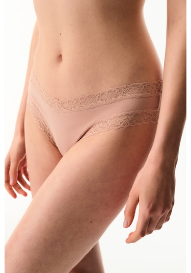 Penti Bej Comfy Pamuklu Slip Külot