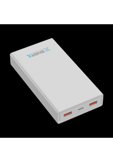 Enerx Enr-p20c Powerbank 20.000 Mah 2xusb+type-c 2.1a Beyaz Siyah