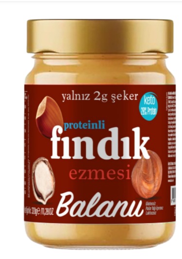 Balanu Fındık Ezmesi Proteinli 320 G