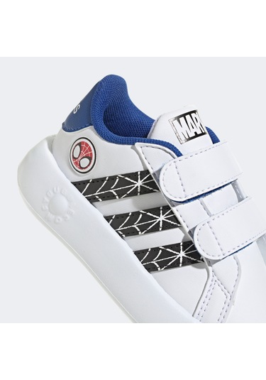 Adidas Spider-man Grand Court Bebek Beyaz Spor Ayakkabı - Id8017 Beyaz
