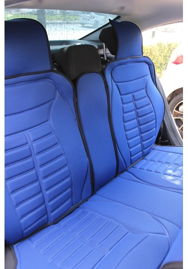 Subaru Xv Uyumlu Lüx Oto Koltuk Minderi Ön Arka 5'li Set Mavi Fs