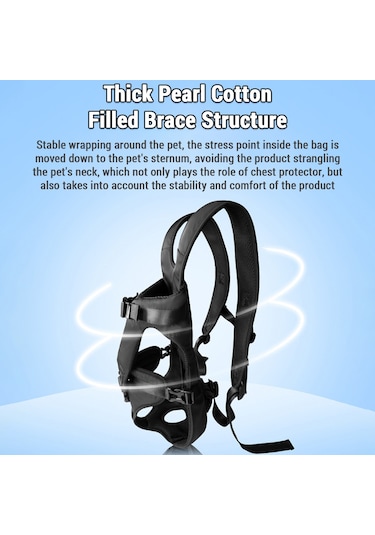 Geeksen Taılup Köpekler İçin Pet Taşıyıcı Sırt Çantası Suya Dayanıklı
