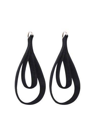 Geeksen Çift Halkalı Yoga Ve Pilates Bandı Seti - 2 Parça Siyah Çok Renkli