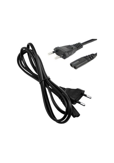 Epson Yazıcı Güç Kablosu 220v Ac Power Cord 220 Volt Double Corrugated 2 Pın Cable