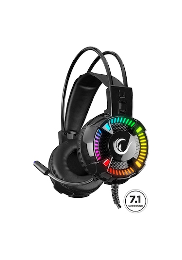 Rampage Styles USB 7.1 Version RGB Oyuncu Mikrofonlu Kulaklık