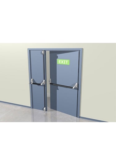 Omni 550 E Panik Bar Mekanizma Çift Kanat Enka414