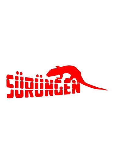 Sürüngen Sticker 17x17 Cm Kırmızı