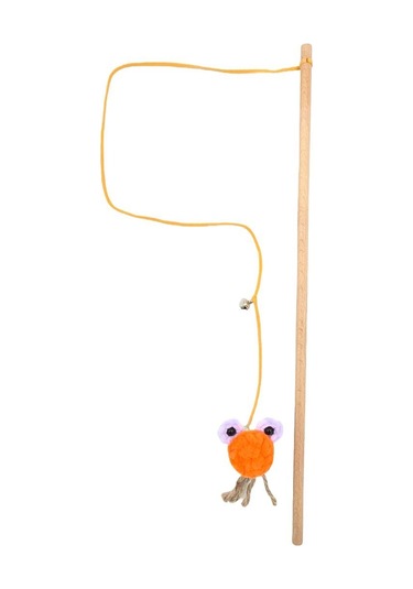 Jooys Hasır Kuyruklu Kadife Emoji Kedi Oltası