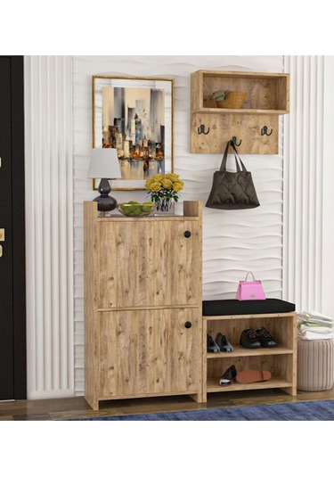 Wood House Nare Çam Portmanto