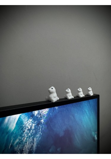 4 Parça Sevimli Dinozor Ailesi Dikiz Aynası Süsü - Ayna Süsü Araba Süsü Torpido Süsü Oto Aksesuar