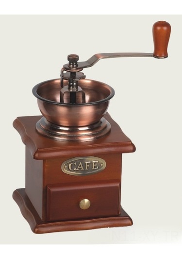 Shineyee Ahşap Gövde Manuel Kahve Değirmeni Evde Kahve Fıstıkları, Baharat Ve Otlar İçin Uygun, İtalyan Tarzı Kompakt Tasarım Diğer