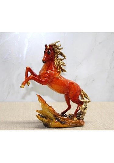 Polyester Şahlanmış At Figürü Alk4589